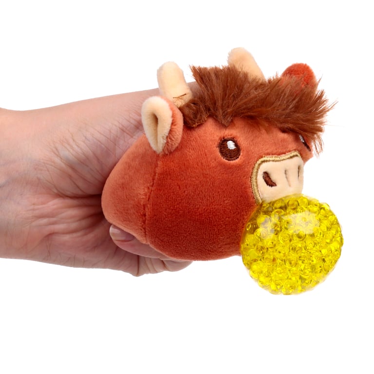 Queasy Squeezies Fidget Toy - CE Marked Polyester Bead Cow Figurine