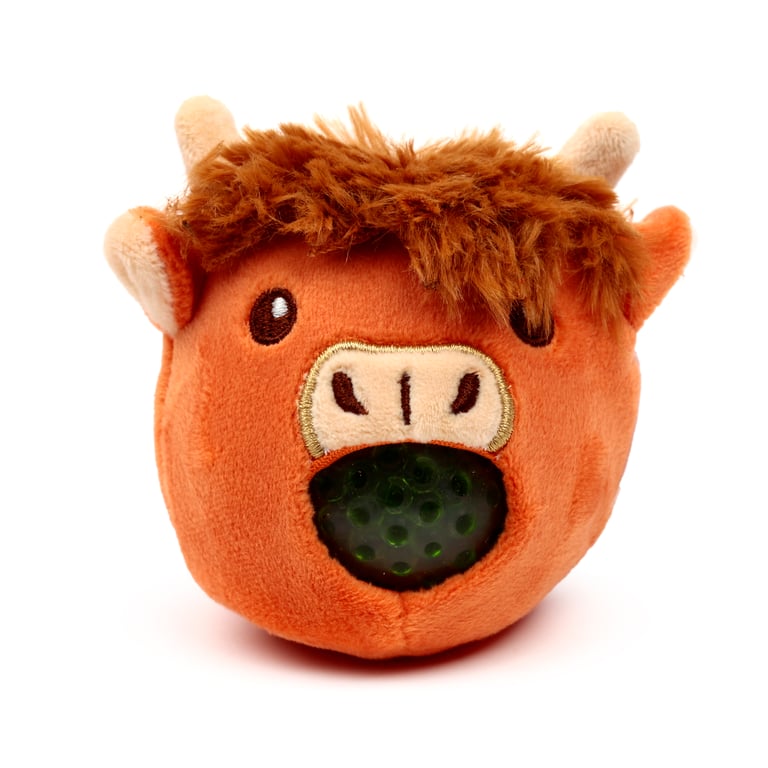 Queasy Squeezies Fidget Toy - CE Marked Polyester Bead Cow Figurine