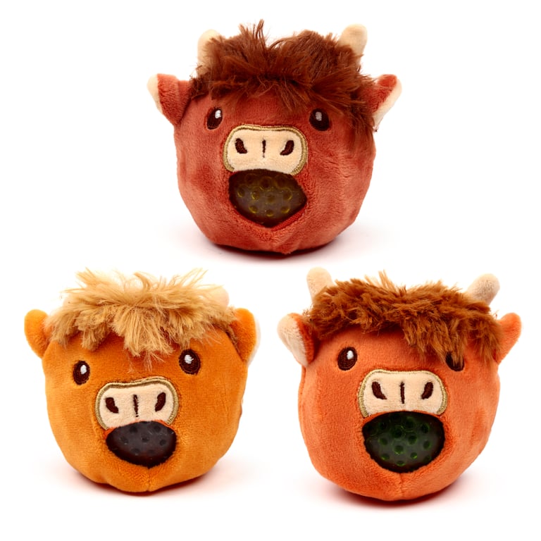 Queasy Squeezies Fidget Toy - CE Marked Polyester Bead Cow Figurine