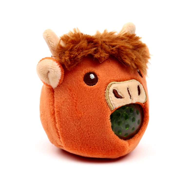 Queasy Squeezies Fidget Toy - CE Marked Polyester Bead Cow Figurine