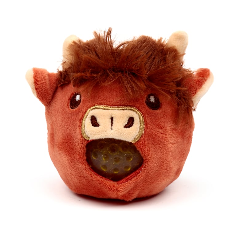 Queasy Squeezies Fidget Toy - CE Marked Polyester Bead Cow Figurine