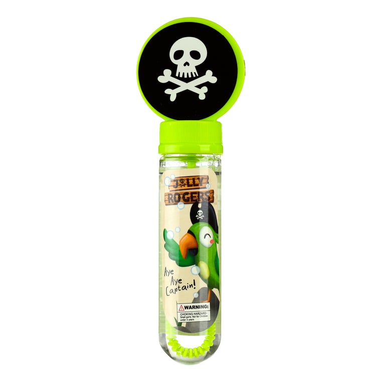 Bubbles - Jolly Roger Pirate CE Marked 35ml Plastic Bubbles