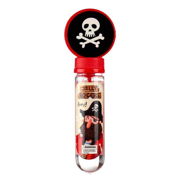 Bubbles - Jolly Roger Pirate CE Marked 35ml Plastic Bubbles