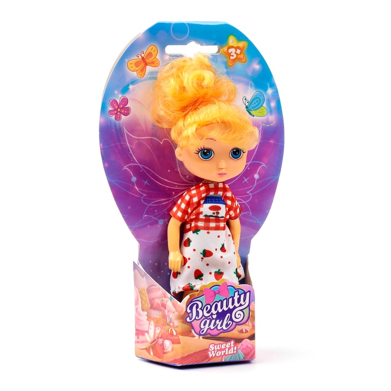 Fairy Dress Up Doll Toy - CE Marked and EN71 Compliant Plastic Playset for Kids
