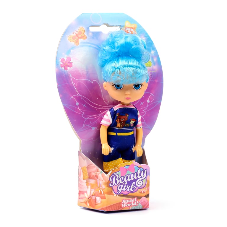 Fairy Dress Up Doll Toy - CE Marked and EN71 Compliant Plastic Playset for Kids