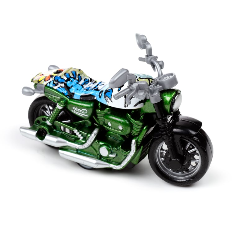 CE Marked Plastic Motorcycle Action Figure - Push Pull Toy