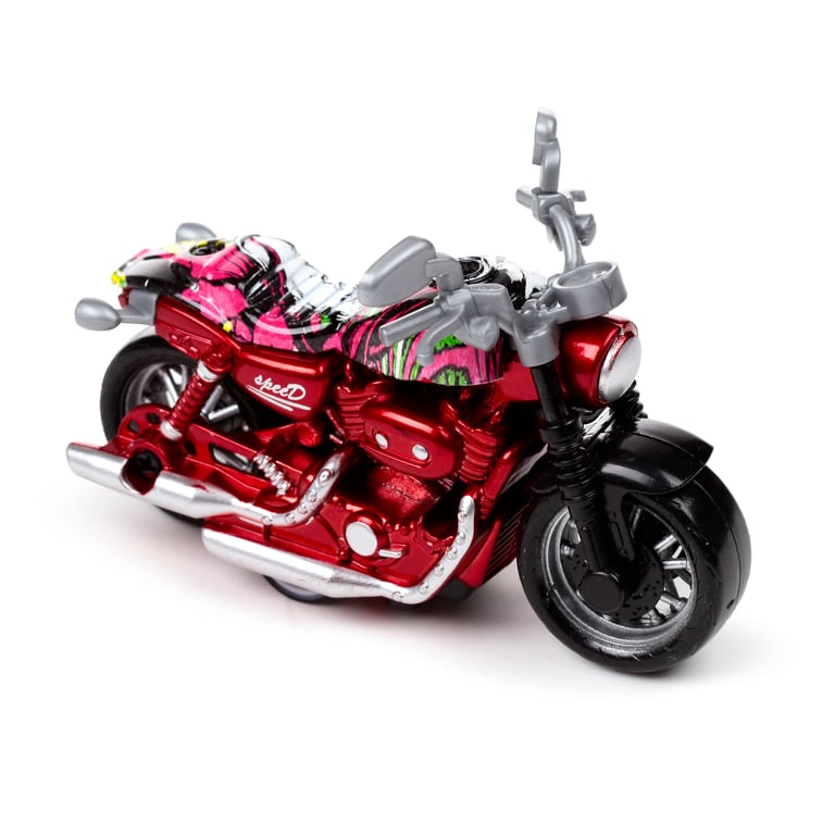 CE Marked Plastic Motorcycle Action Figure - Push Pull Toy