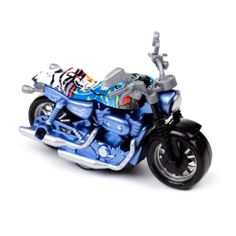 CE Marked Plastic Motorcycle Action Figure - Push Pull Toy