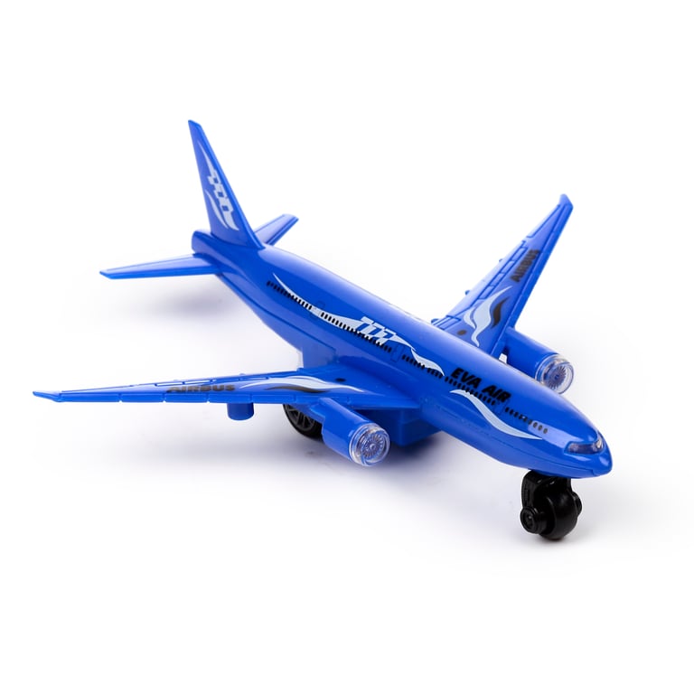 Sky Team Jet Push/Pull Light & Sound Action Toy - CE Marked and Battery Included