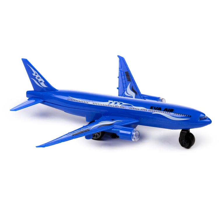 Sky Team Jet Push/Pull Light & Sound Action Toy - CE Marked and Battery Included