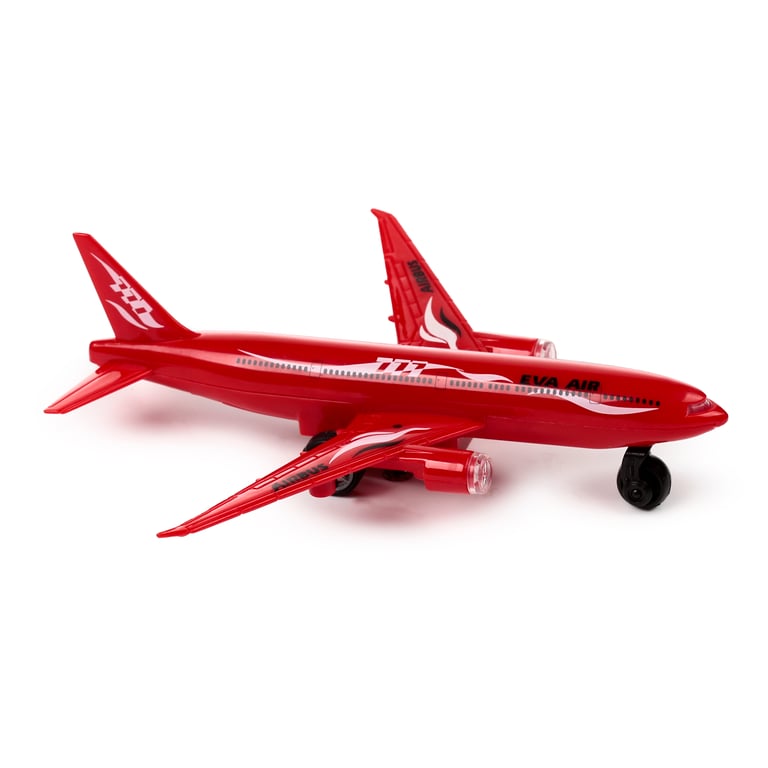 Sky Team Jet Push/Pull Light & Sound Action Toy - CE Marked and Battery Included