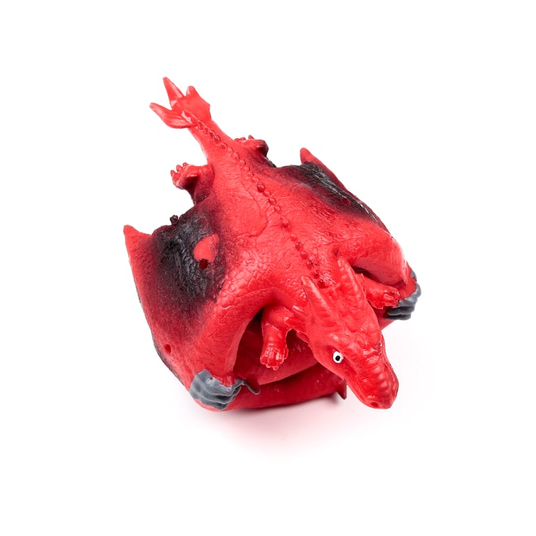 Dragon Wrist Slap Toy - CE/UKCA Marked & EN71 Compliant Plastic Metal Fun Toy