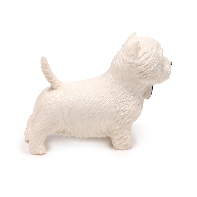 CE Marked West Highland Terrier Rubber TPR Stretchy Fidget Toy