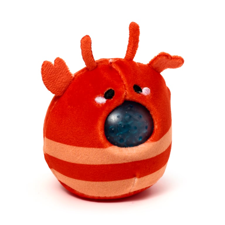 Queasy Squeezies Fidget Toy - CE & UKCA Marked Polyester and Polyacrylate Beads Toy for Adults and Children Over 3 Years