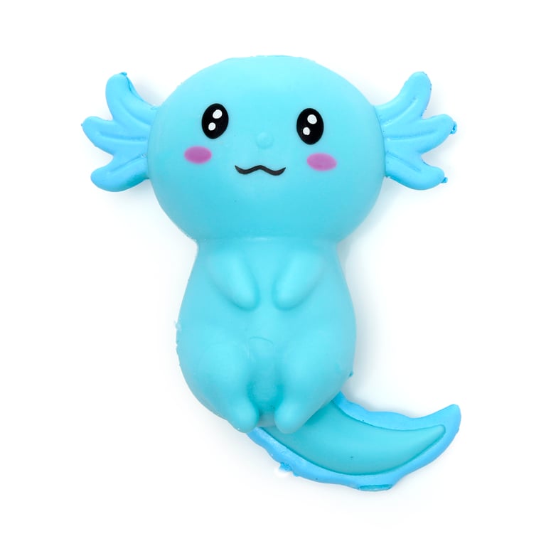 CE Marked Axolotl Stretchy Squeezy Fidget Toy - TPR and Silica Sand Construction
