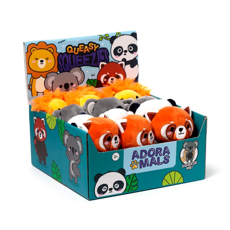 Queasy Squeezies Large CE Marked Fidget Toy with Polyester & Polyacrylate Beads for Kids
