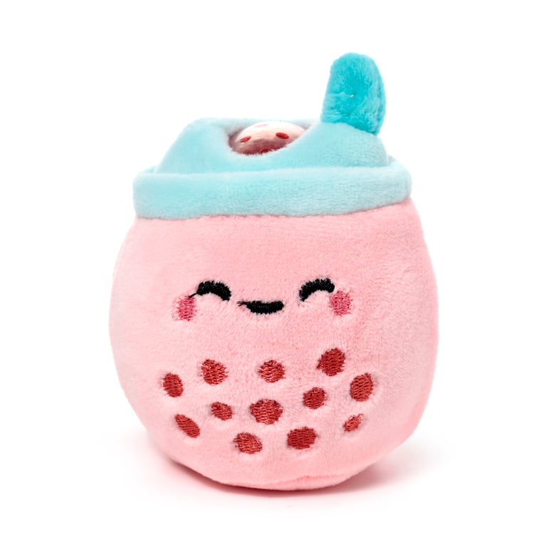 Queasy Squeezies Foodiemals Bubble Tea Fidget Toy - CE/EN71 Marked Polyester & Polyacrylate Beads for Adults and Kids Over 3 Years