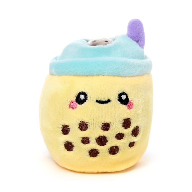 Queasy Squeezies Foodiemals Bubble Tea Fidget Toy - CE/EN71 Marked Polyester & Polyacrylate Beads for Adults and Kids Over 3 Years