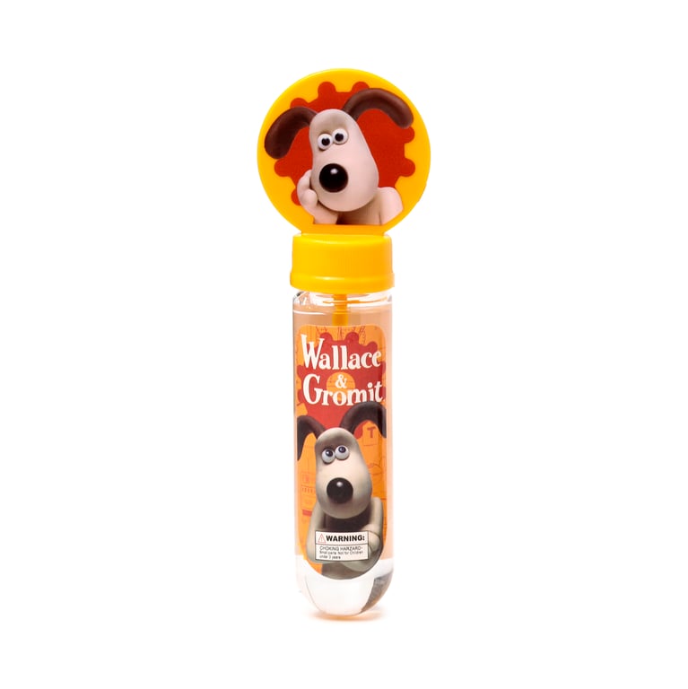 Wallace & Gromit Fun Kids Bubbles - CE Marked & EN71 Compliant Plastic Bubble Solution 35ml