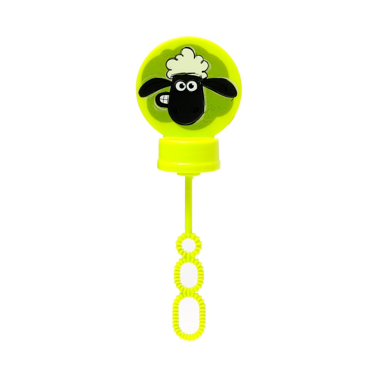 Shaun the Sheep Fun Kids Bubbles - CE/UKCA Marked & EN71 Compliant 35ml Plastic Bubble Set