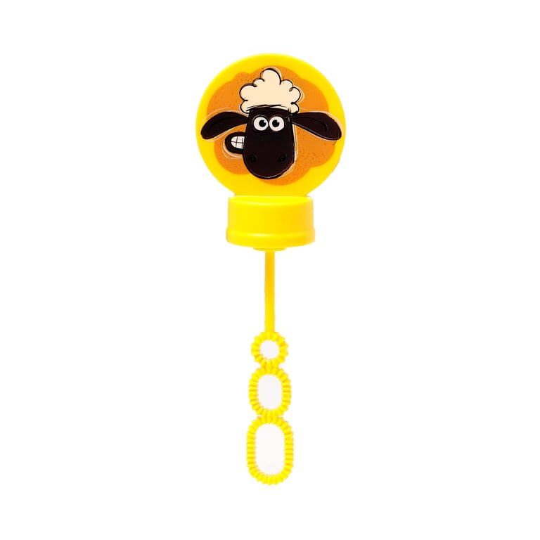 Shaun the Sheep Fun Kids Bubbles - CE/UKCA Marked & EN71 Compliant 35ml Plastic Bubble Set