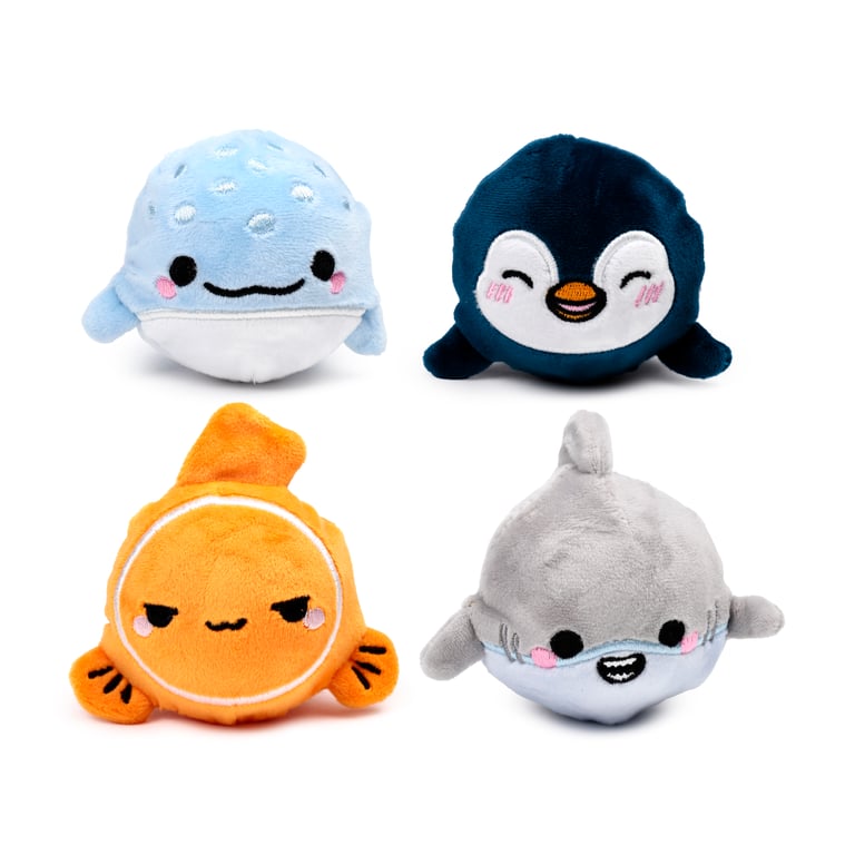 High Bounce Ocean Plush Ball Toy - CE & EN71 Certified, Rubber Hollow Construction, Suitable from 3 Years