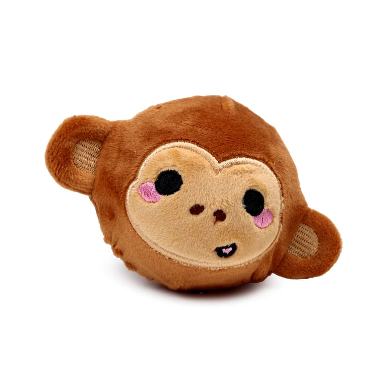 Adoramals Wild High Bounce Plush Ball Toy - CE/UKCA Marked & EN71 Certified Rubber Toy