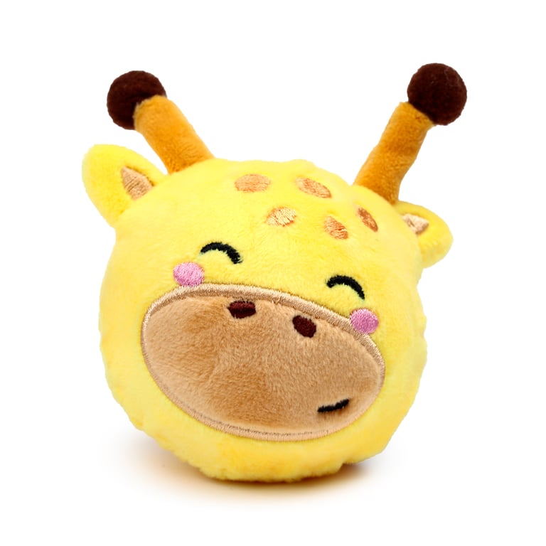 Adoramals Wild High Bounce Plush Ball Toy - CE/UKCA Marked & EN71 Certified Rubber Toy
