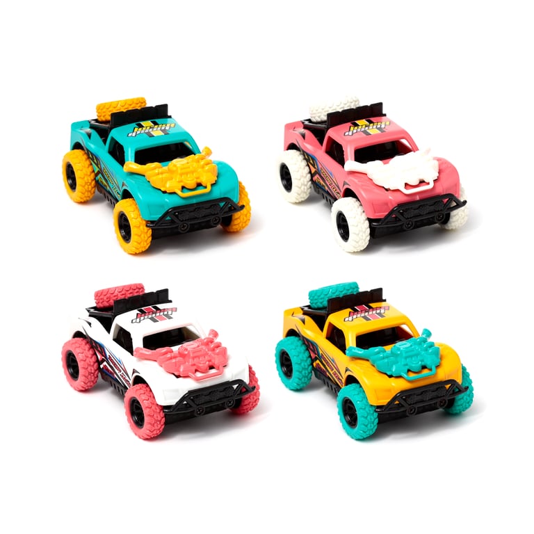 Plastic ABS Engine Pop Stunt Car - CE Marked, EN71 Compliant Toy for Kids