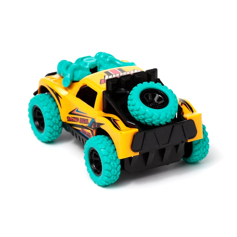 Plastic ABS Engine Pop Stunt Car - CE Marked, EN71 Compliant Toy for Kids
