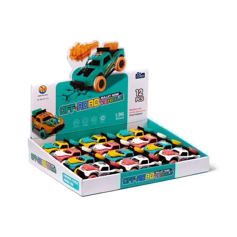 Plastic ABS Engine Pop Stunt Car - CE Marked, EN71 Compliant Toy for Kids
