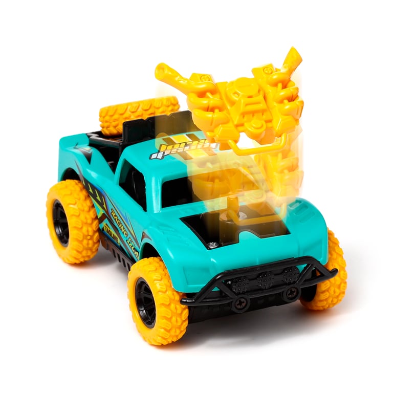 Plastic ABS Engine Pop Stunt Car - CE Marked, EN71 Compliant Toy for Kids