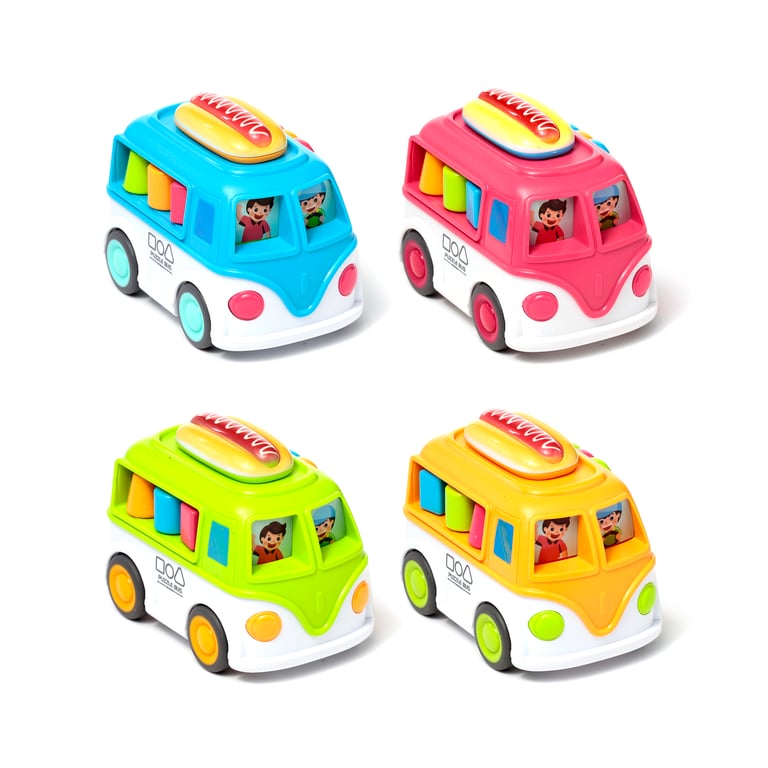 Kids Friction Action Toy - CE Marked Plastic Food Truck Suitable for Ages 3