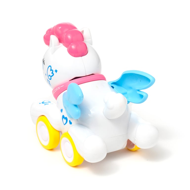 Winged Unicorn Press & Go Action Toy - CE Marked and EN71 Compliant