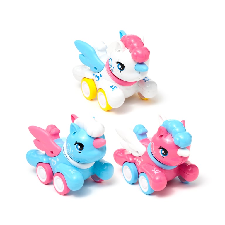 Winged Unicorn Press & Go Action Toy - CE Marked and EN71 Compliant