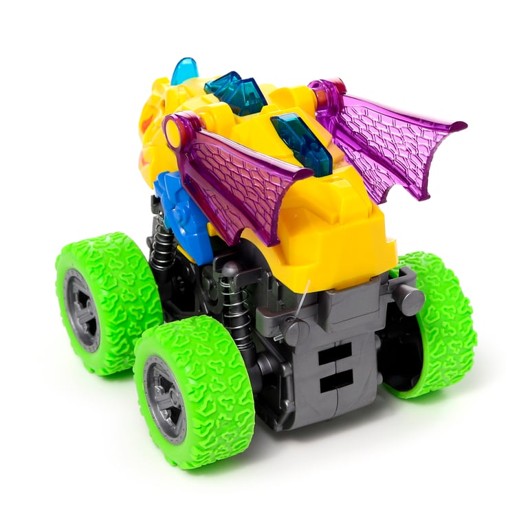 LED Dragon Head Stunt Action Toy - CE Marked, EN71 Compliant, Batteries Included