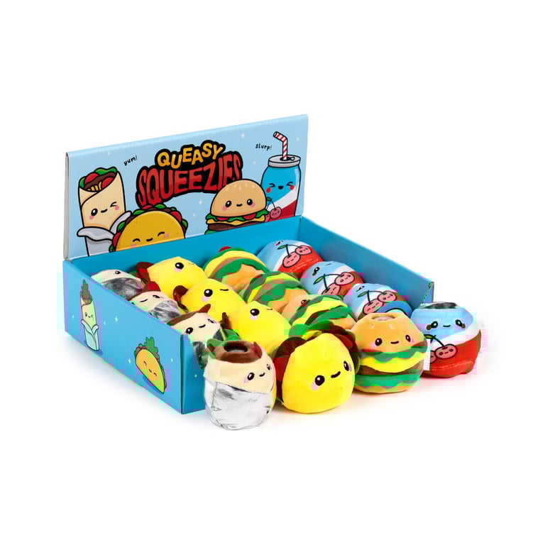 Queasy Squeezies Fidget Toy - CE Marked with Polyester & Polyacrylate Beads