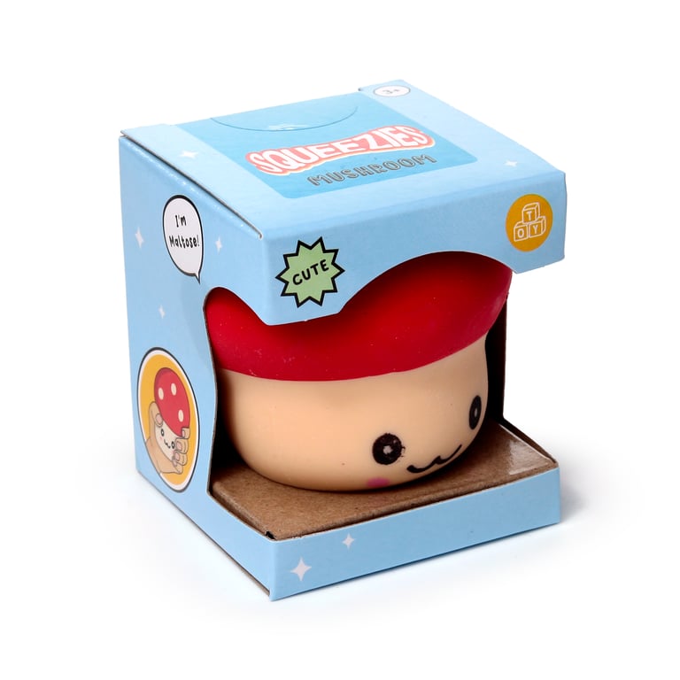 Mushroom Stretchy Squeezy Fidget Toy - CE/UKCA Marked & EN71 Compliant