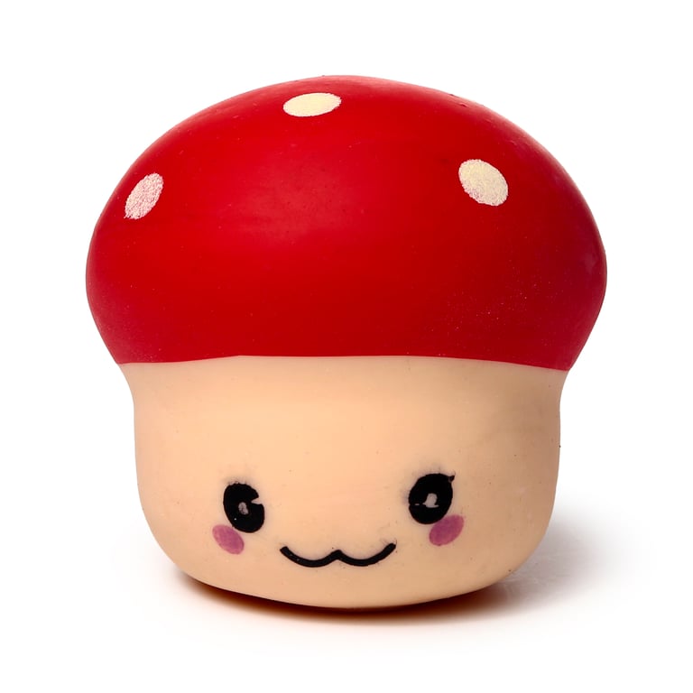 Mushroom Stretchy Squeezy Fidget Toy - CE/UKCA Marked & EN71 Compliant