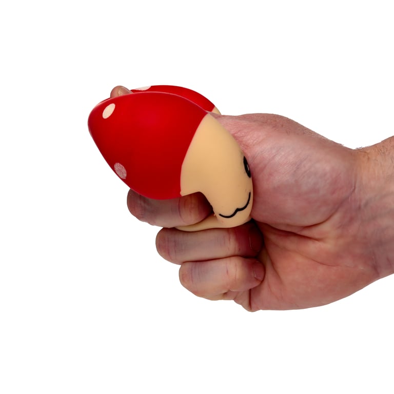Mushroom Stretchy Squeezy Fidget Toy - CE/UKCA Marked & EN71 Compliant