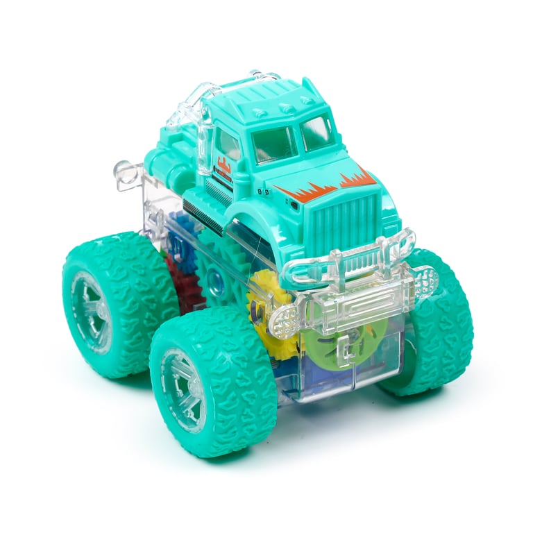 Kids Friction Action Stunt Tractor with Gears - CE/UKCA Marked and EN71 Safety Certified