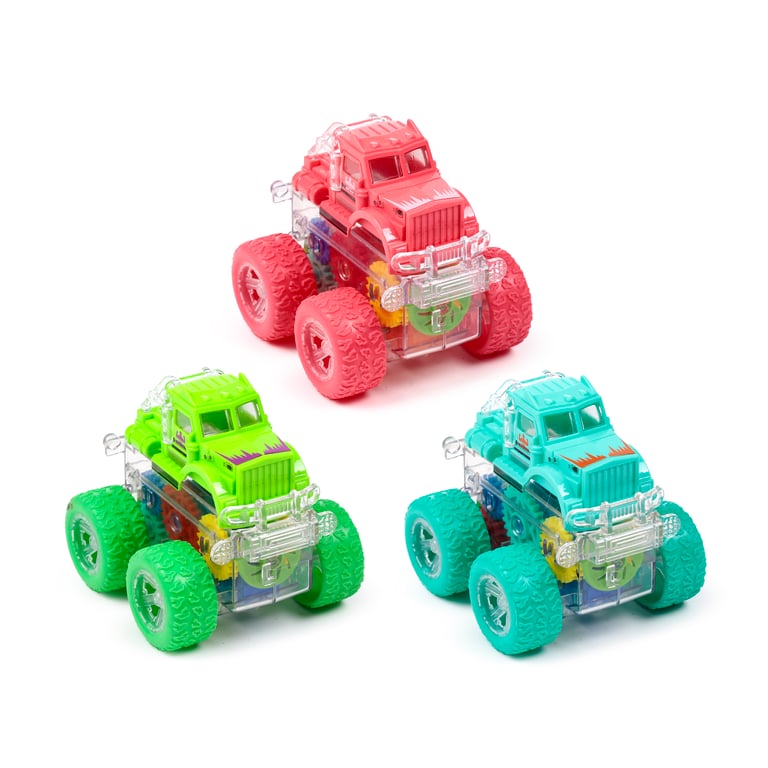 Kids Friction Action Stunt Tractor with Gears - CE/UKCA Marked and EN71 Safety Certified