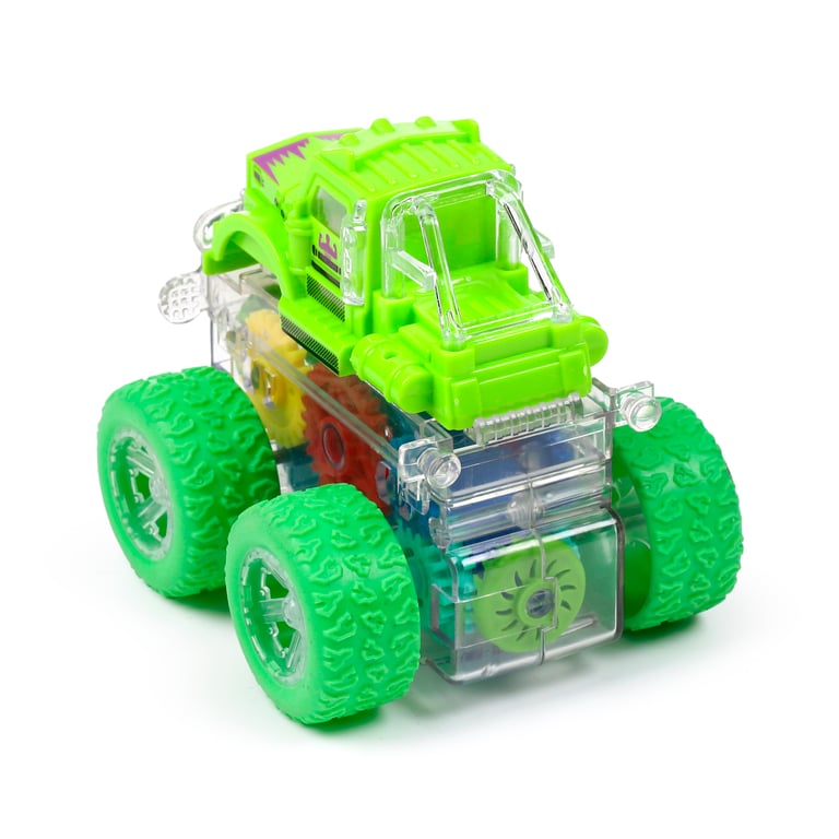 Kids Friction Action Stunt Tractor with Gears - CE/UKCA Marked and EN71 Safety Certified
