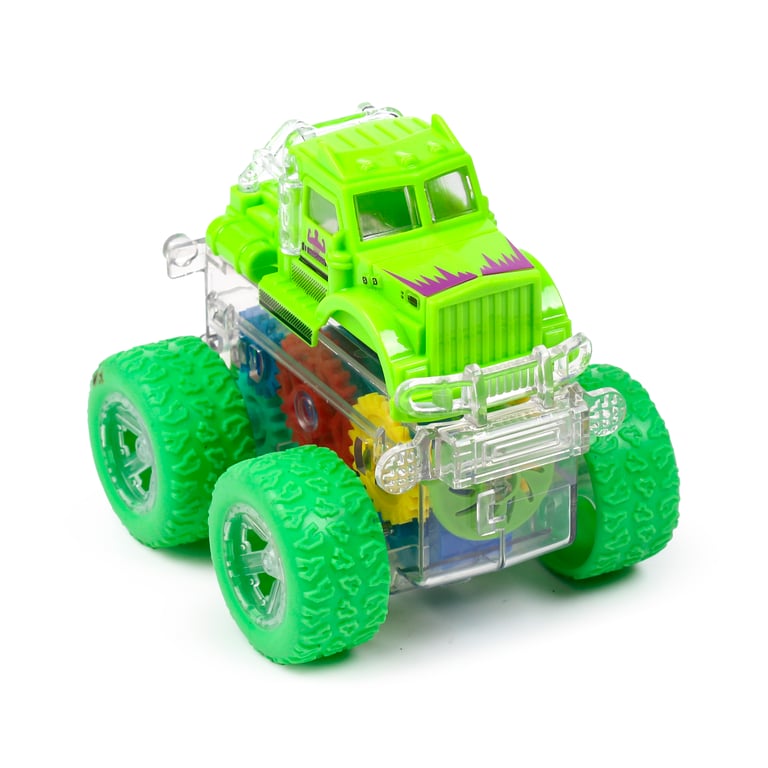 Kids Friction Action Stunt Tractor with Gears - CE/UKCA Marked and EN71 Safety Certified