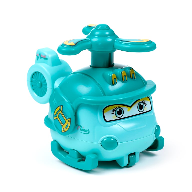 Press & Go Cute Aircraft Toy - EN71 Compliant and CE Marked Plastic Action Figure
