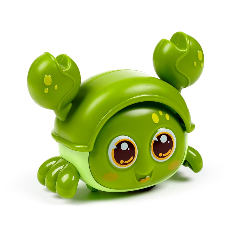 Press & Go Cute Crab Action Toy - Safe and Fun Plastic Playset for Kids