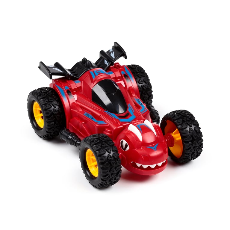 Kids Friction Light & Sound Lizard Race Car Toy - CE Marked, EN71 Compliant, Batteries Included