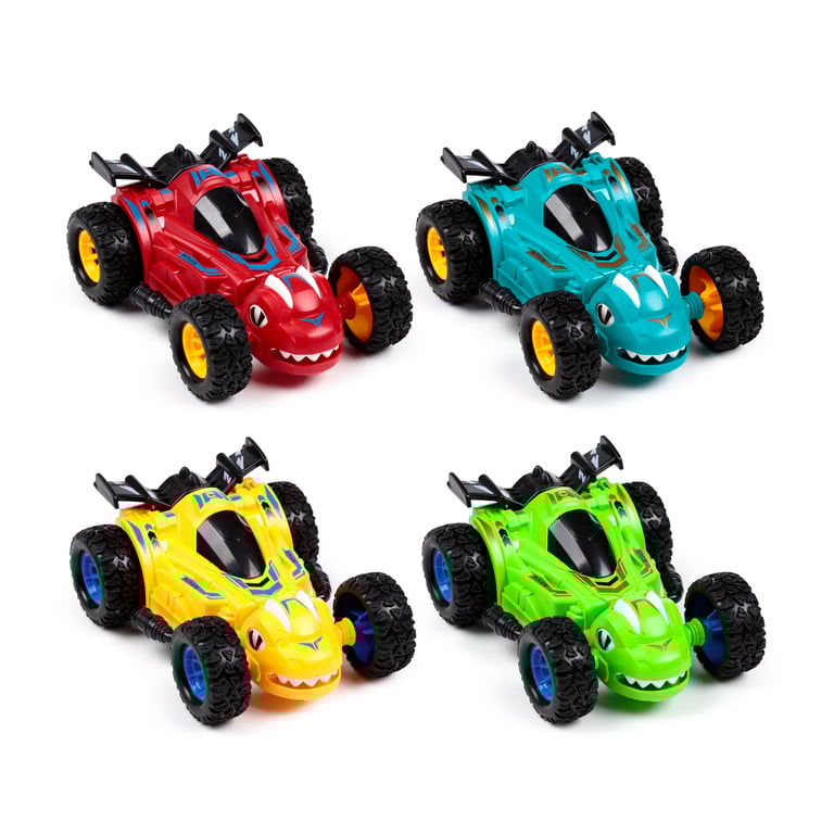 Kids Friction Light & Sound Lizard Race Car Toy - CE Marked, EN71 Compliant, Batteries Included