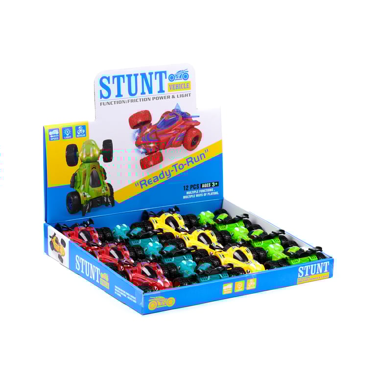 Kids Friction Light & Sound Lizard Race Car Toy - CE Marked, EN71 Compliant, Batteries Included