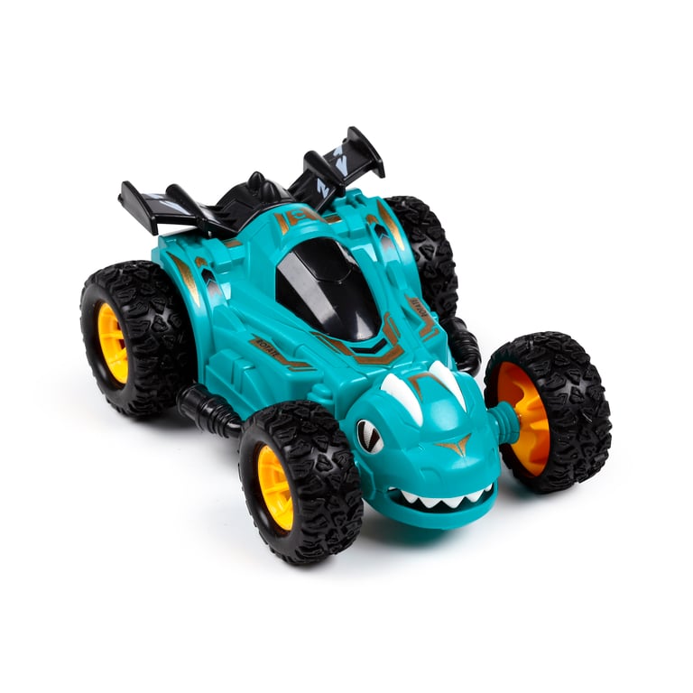 Kids Friction Light & Sound Lizard Race Car Toy - CE Marked, EN71 Compliant, Batteries Included